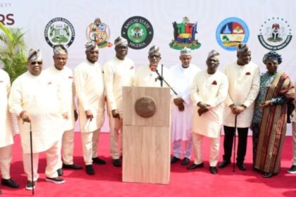 PDP governors in Oyo State on April 14, 2025