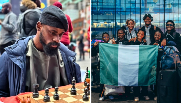 Tunde Onakoya and ChessinSlum Kids
