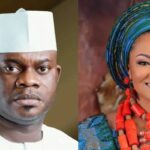 COMBO: Governor Yahaya Bello of Kogi State and Natasha Akpoti-Uduaghan